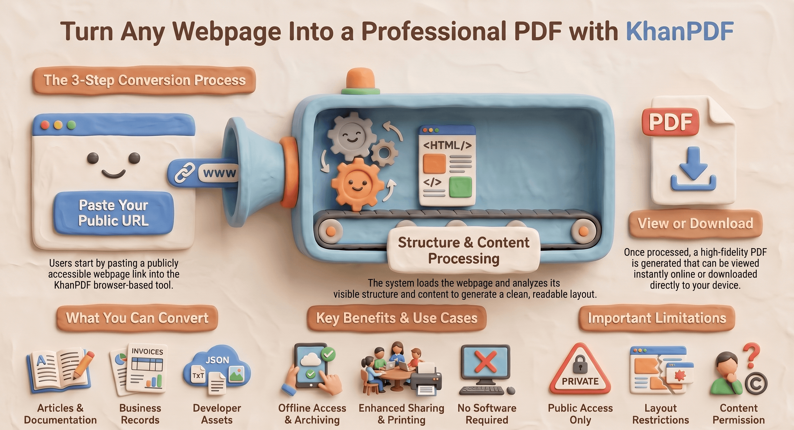 infographic image of ulr to pdf